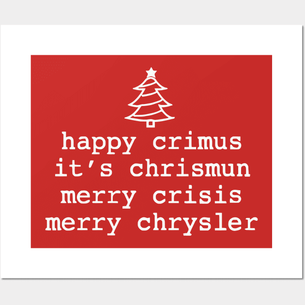 Happy Crisum! Wall Art by GloriousWax